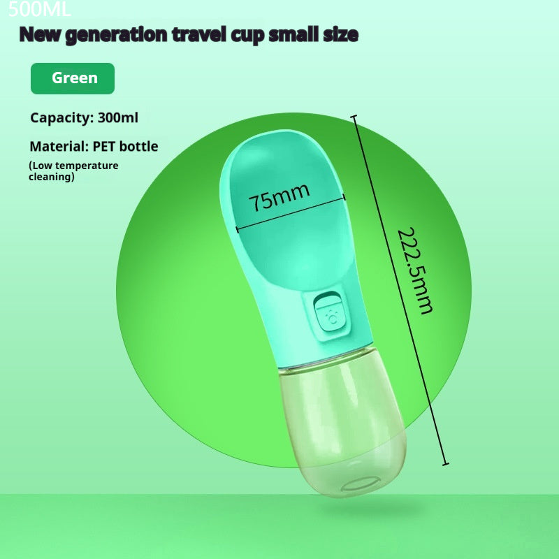 Dog Water Bottle Feeder Bowl Portable Water