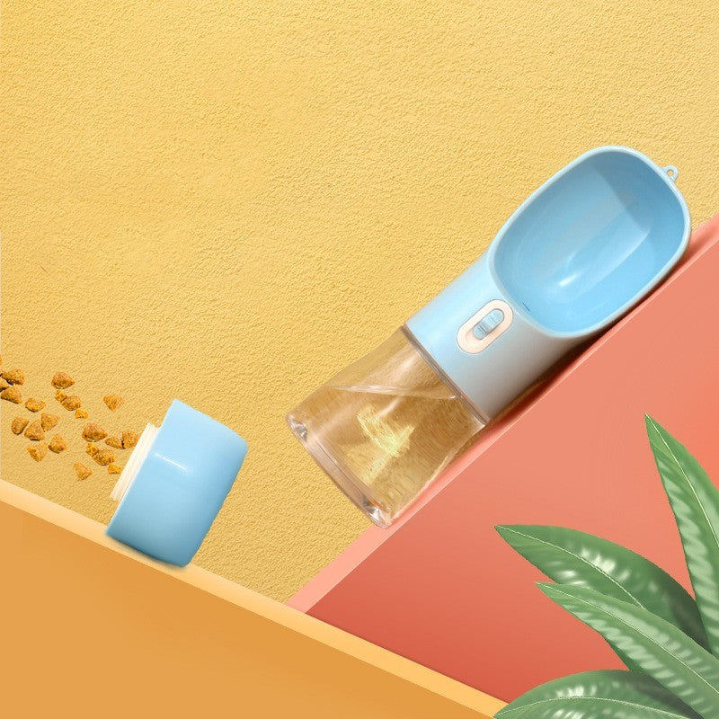 Dog Water Bottle Feeder Bowl Portable Water
